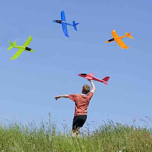 Spumă care aruncă mâna avioane model de jucărie, avion pentru copii