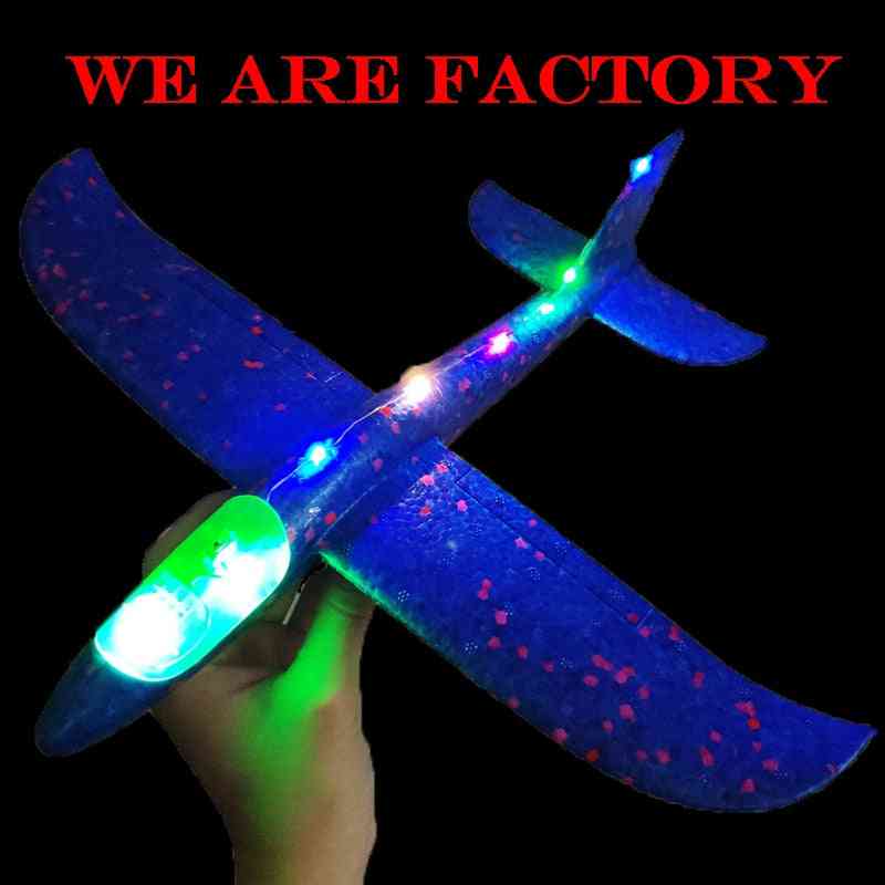 Hand Throw Flying Glider Luminous Planes For