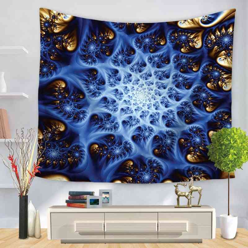 Geometric Colorful Polyester Wall Hanging Tapestry