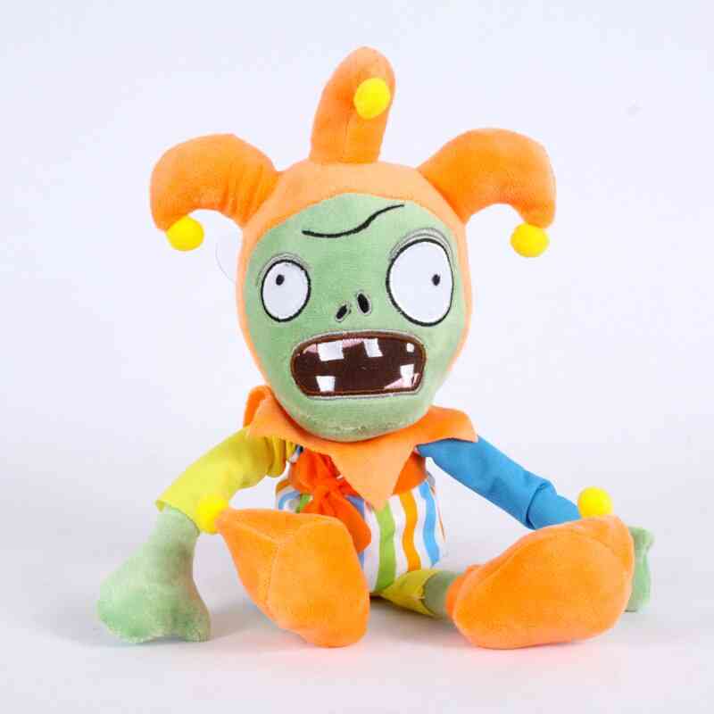 30cm 2 Zombie Cosplay Clown Pluszowe zabawki Lalka - Pvz Clown Zombie Pluszowe miękkie wypchane zabawki Prezenty dla dzieci -