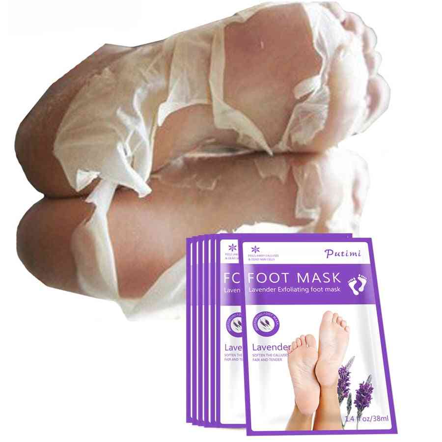 Lavender Exfoliating Foot Mask-remove Dead Skin And Cuticles