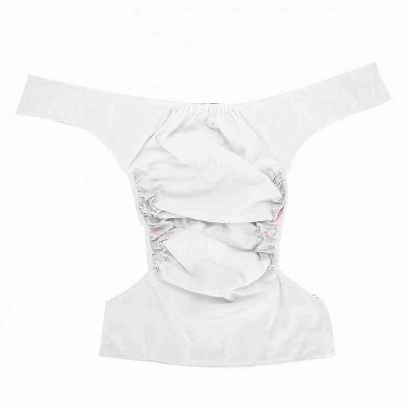 Pannolino di stoffa lavabile per adulti 1pc - pantaloni per incontinenza ultra assorbenti regolabili e riutilizzabili per adulti