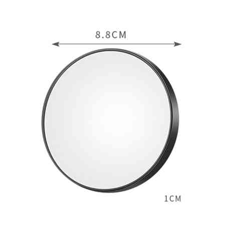 5/10x Magnifying Round Mirror With Two Suction Cups - Cosmetics Magnification Mirror