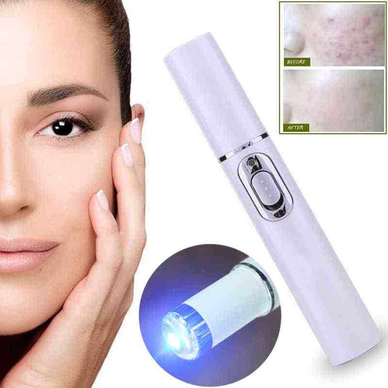 Portable ,wrinkle Scar ,acne Remover Device - Powerful Blue Light Therapy Pen