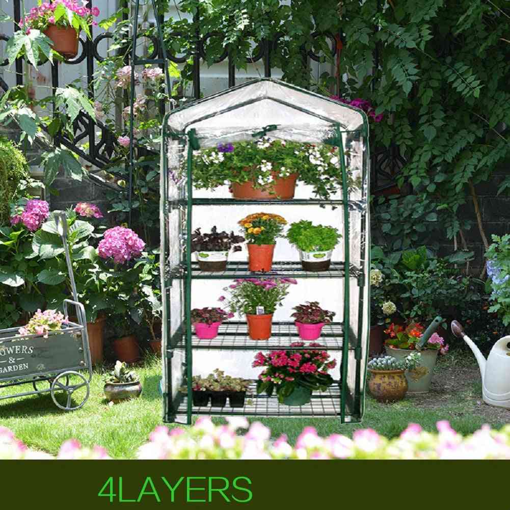 Couverture imperméable de serre imperméable de mini jardin de plante de quatre étages anti-uv -
