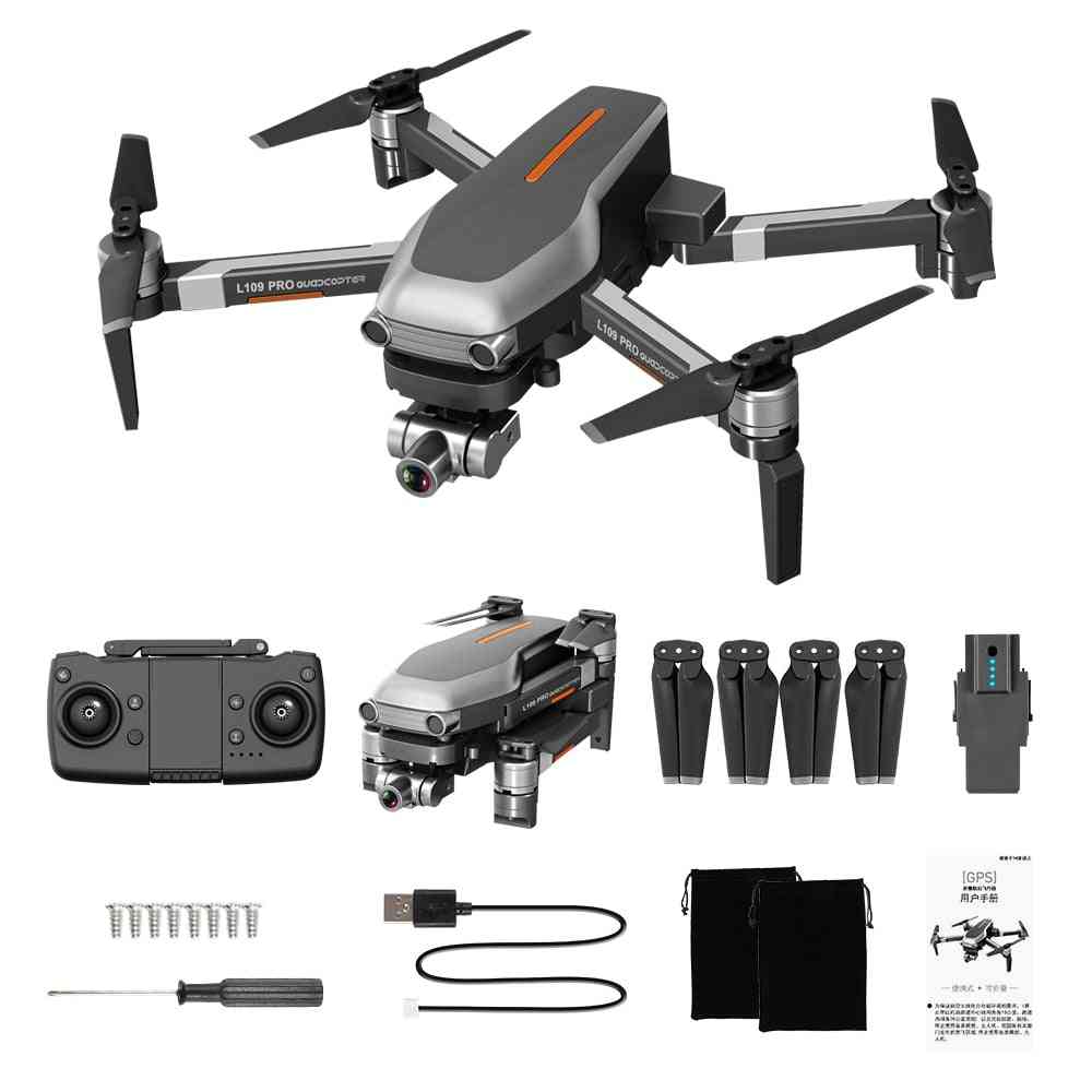 Drone avec 2 axes anti-secousse drone quadricoptère wifi auto-stabilisant - l109pro 1b cb