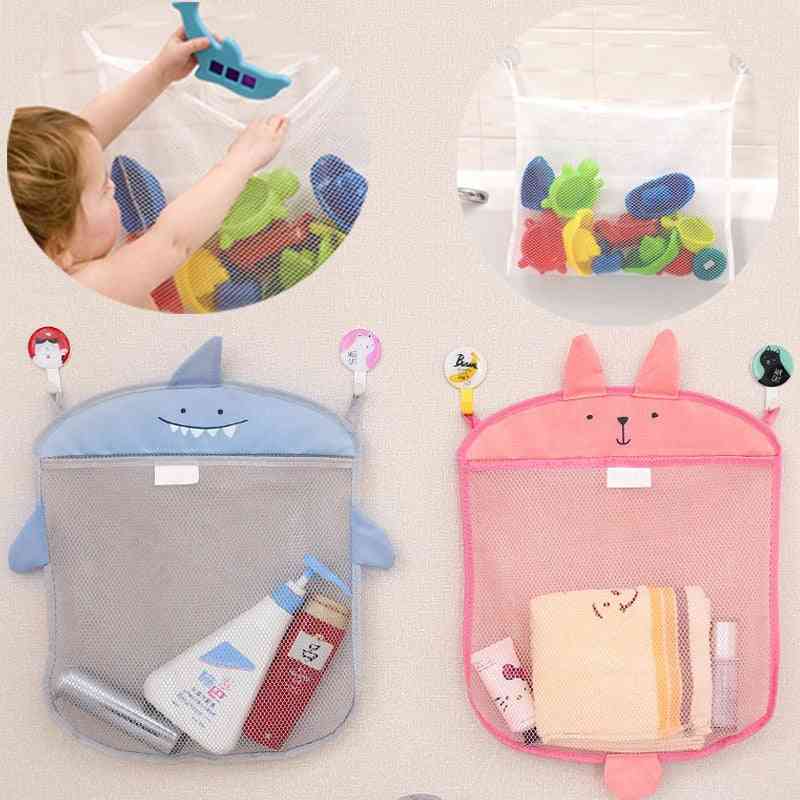 Baby Bathroom Mesh Bag For Bath - Waterproof Cloth Bag For