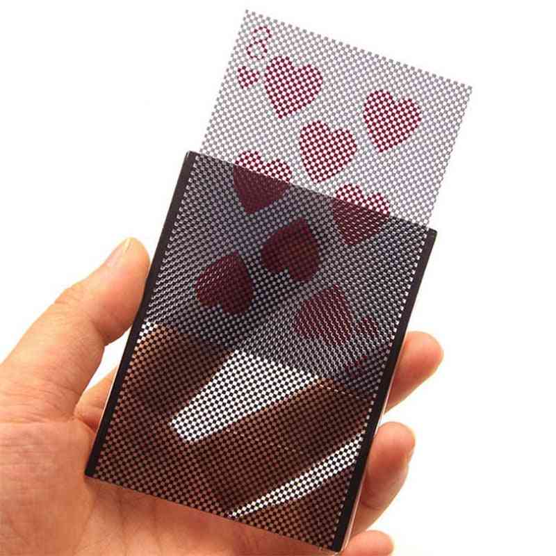 Funny Wow Poker Card Magic Trick -wow Card Wonderful Vanish, Illusion Change Sleeve Close-up Street Magic Trick