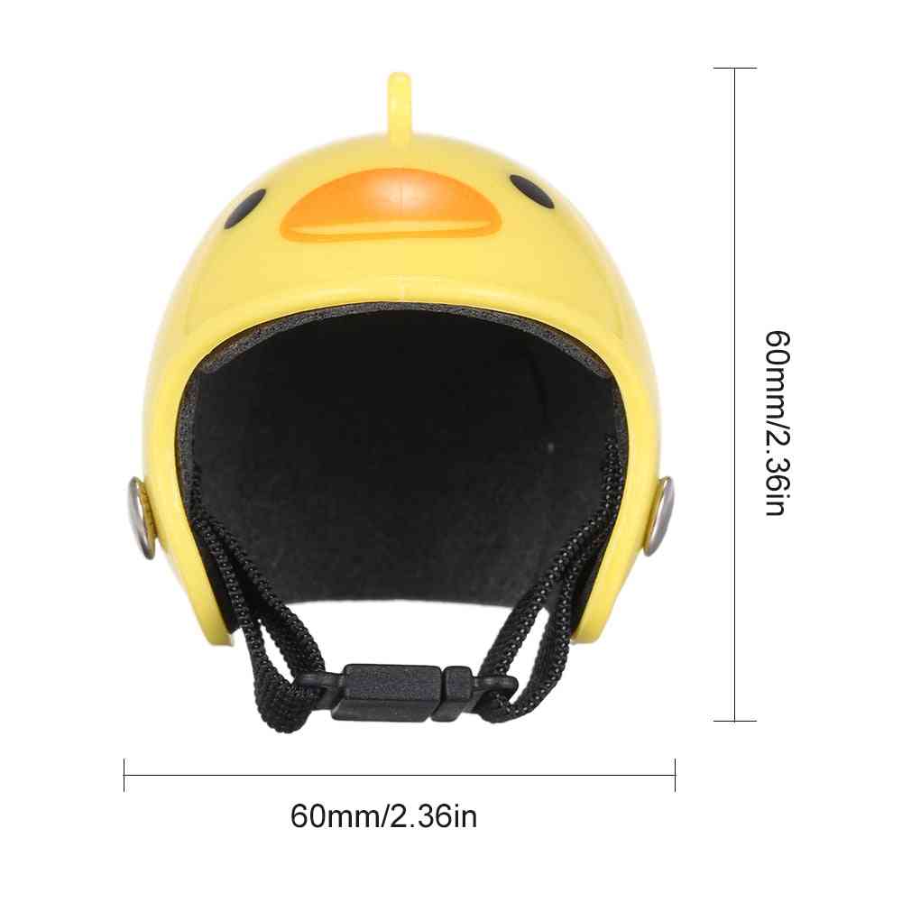 Pet Chicken Bird Helmet, Small Pet Hard Hat, Headgear Toy, Bird Protect Cap
