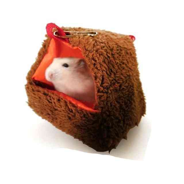 Small Pet Warm Tunnel, Hammock Hanging Bed, Squirrel Shed Cave