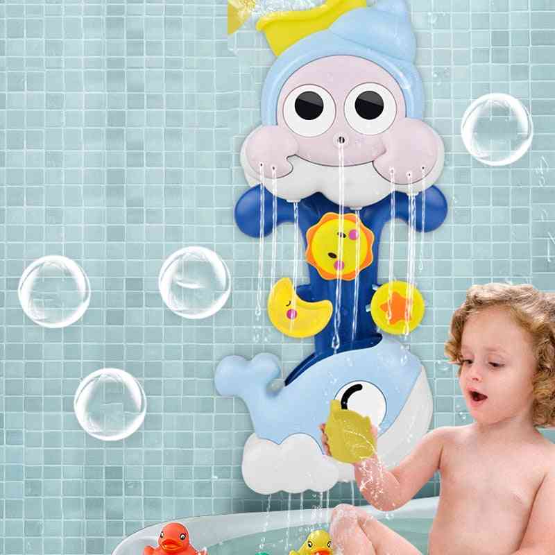 Water Spray Snail Whale Bath Toy For Toddlers Newborns Games Squirting Sprinkler, Bathroom Baby Bath Shower Kids