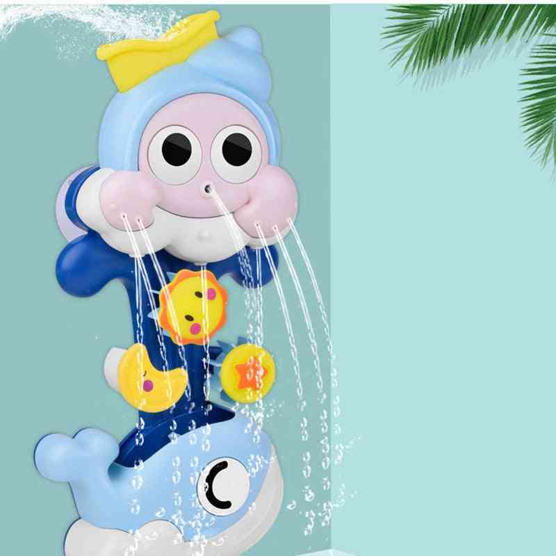Waternevel slak walvis bad speelgoed voor peuters pasgeborenen games spuitende sprinkler, badkamer babybadje douche kinderen speelgoed - 01