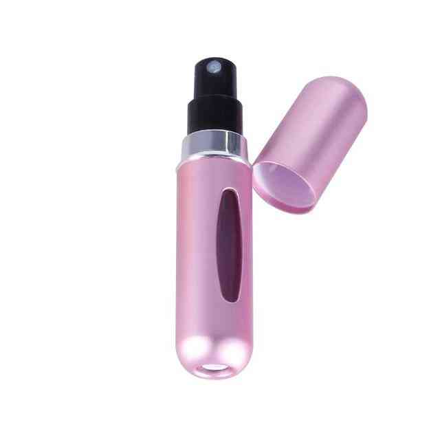 Prenosna mini steklenička za parfume, ki jo je mogoče ponovno napolniti, z razpršilom