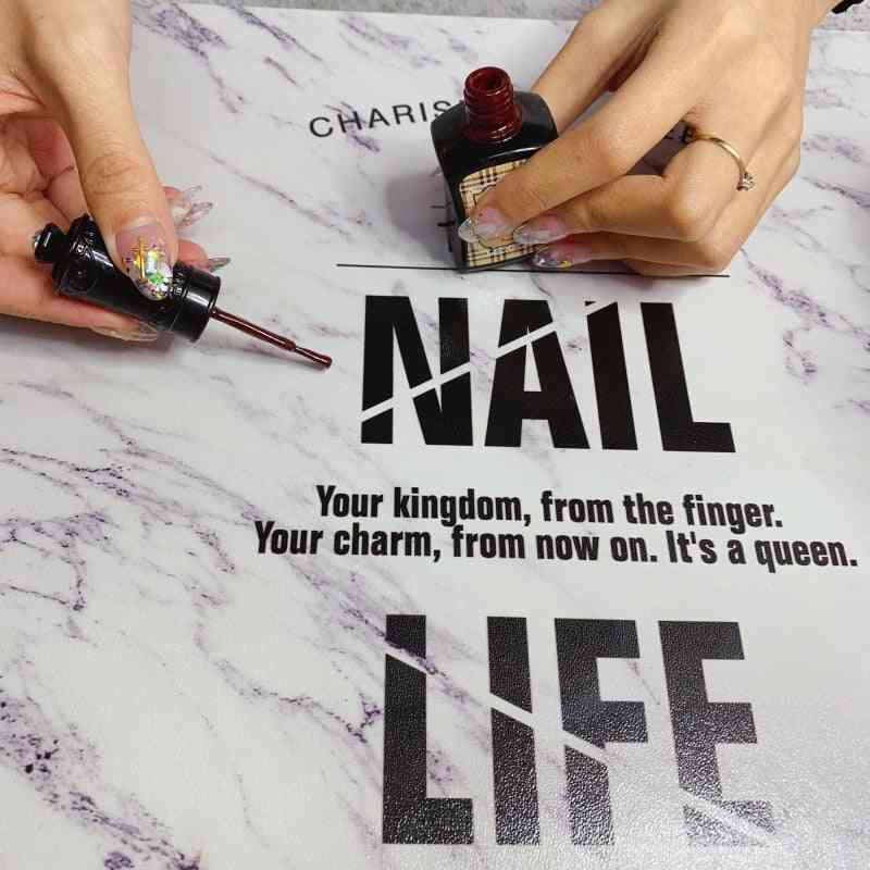 Nail art handkussen kussen voor nagellak salon manicure, handsteun - grijs