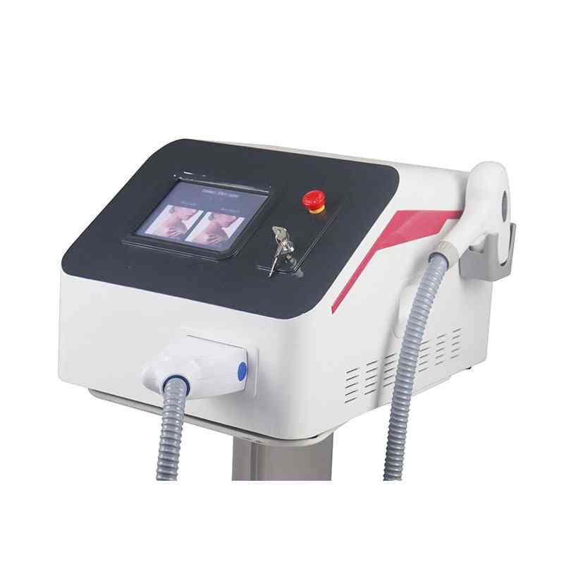 Dispositivo de depilación láser de diodo de 808nm máquina permanente indolora en frío - 1600w / china / uk