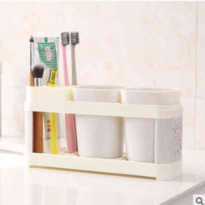 Toothbrush, Toothpaste Holder Suits - Bath Set, Storage Racks For Bathroom