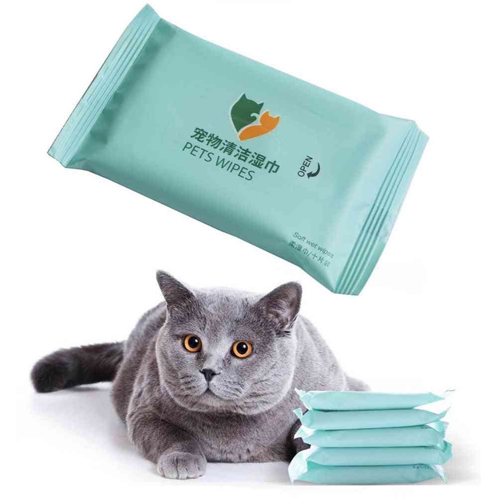 Pet Eyes Gentle Non-intivating Cleaning Wet Wipes - Dog Cleaning Paper Towels, Cat Tear Stain Remover