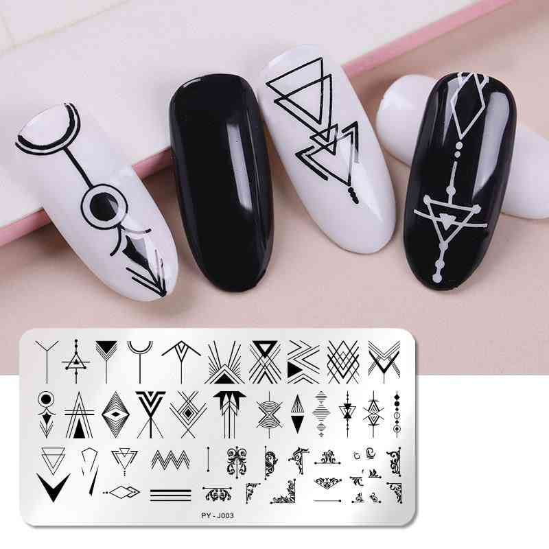 Stainless Steel Nail Beautiful Image Stamping Template