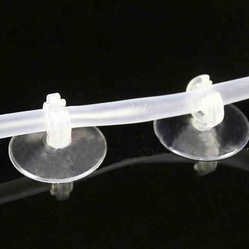 Air Tube Holder Sucker For Fish Tank - Oxygen Tube Fixing Clip