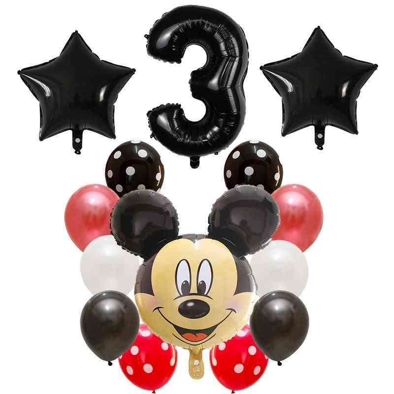 Minnie & Mickey Mouse Foil Balloons For Decoration