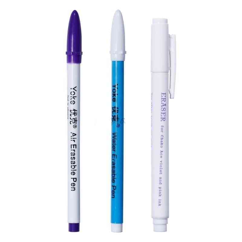 Textile Ink Auto Vanishing Pens For Patchwork Cross Stitch - Air Water Soluble Erasable Marker