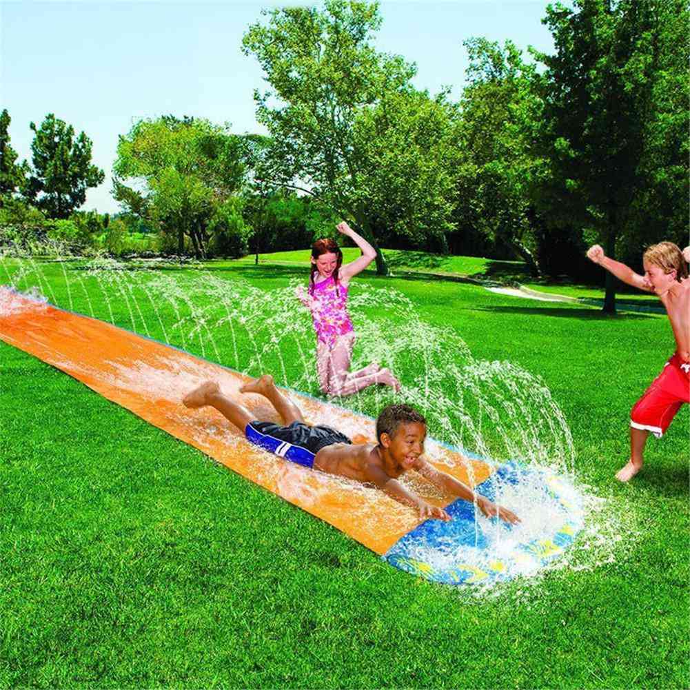 Vodní skluzavka s dvojitým surfováním - nafukovací bazény na trávník z PVC