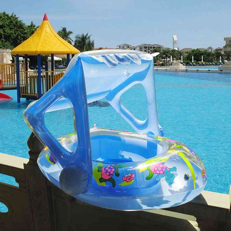 Inflatable Water Swimming Ring Dinosaur Pontoon Baby Boat