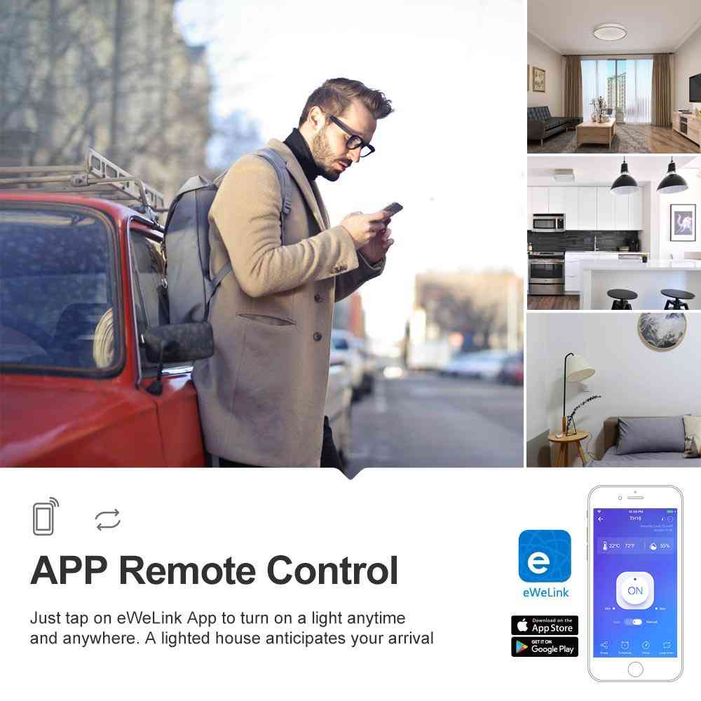 Smart Wifi Switch, Monitoring Temperature Humidity- Home Automation Kit