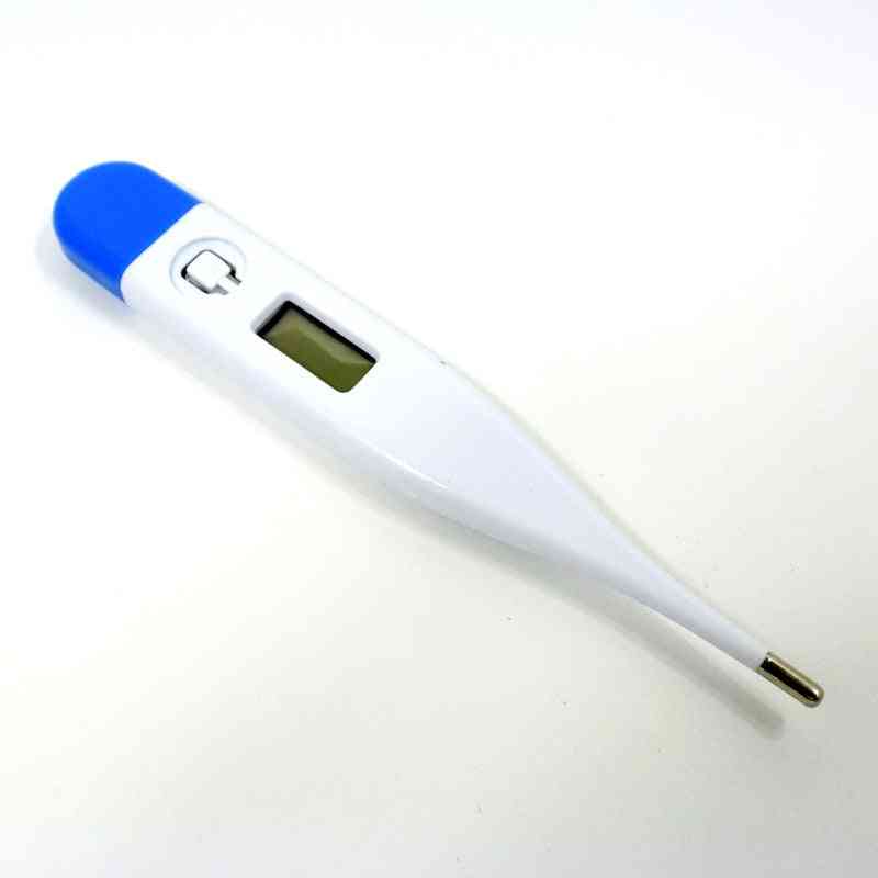 Profesjonalny termometr elektroniczny dla psa, kota - bezpieczny termometr na mokro i sucho Termometr weterynaryjny - czerwony