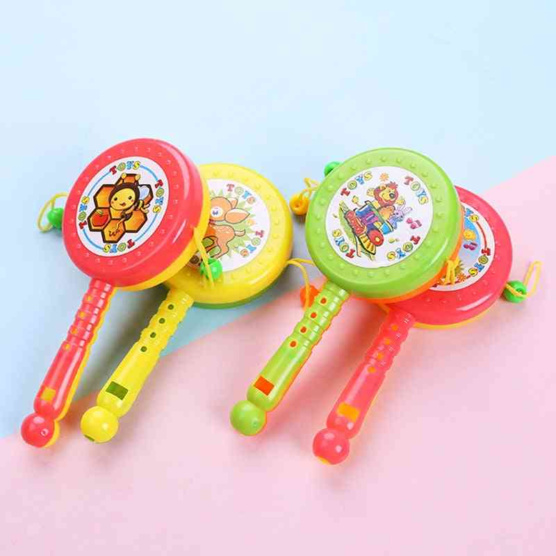Wave Drum Music Baby Rattle Toy- Instrument Drums Classic