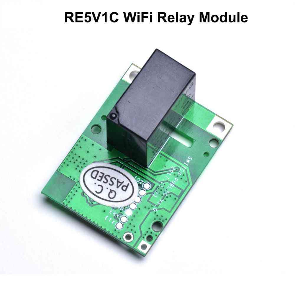 Re5v1c-relemoduuli, DIY 5V-inch-itselukittuva wifi-kytkinmoduuli