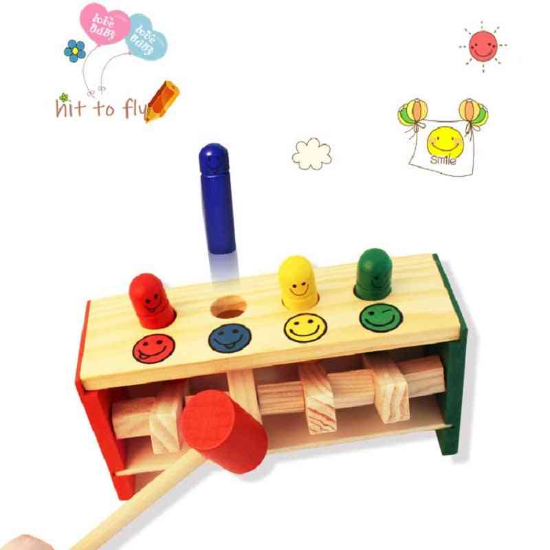 Montessori Educational Toy For Infant Baby- Learning Hand, Eye Coordination Wooden