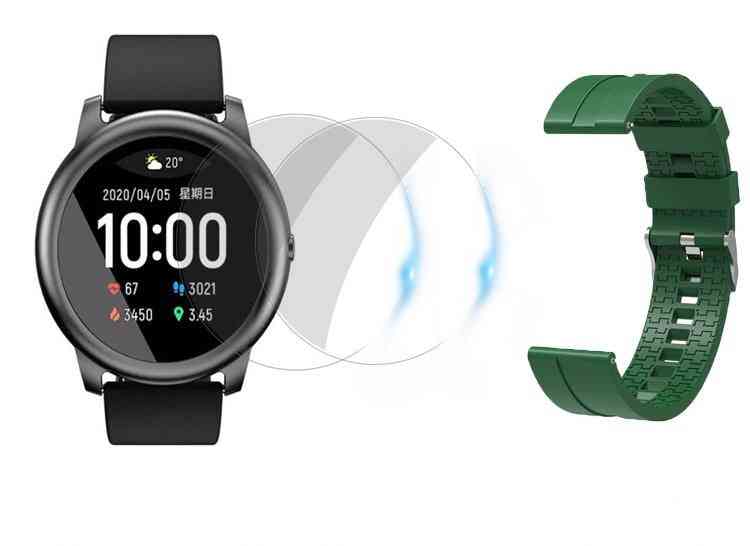 שעון חכם שעון עמיד למים שעון חכם שמש תומך ב- Bluetooth. עבור iosand אנדרואיד - שחור