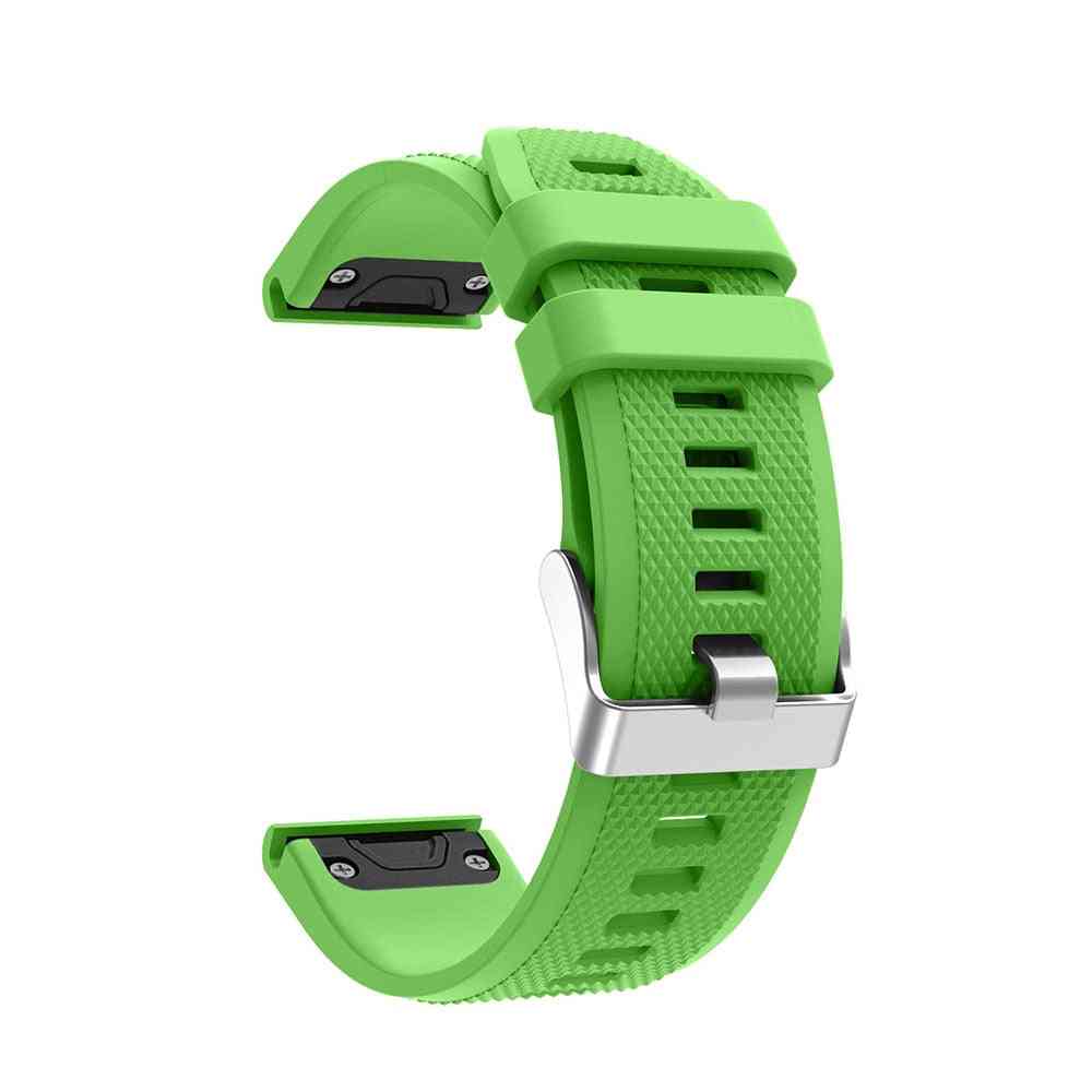 Watchband- Quick Release Silicone Strap And Easy Fit
