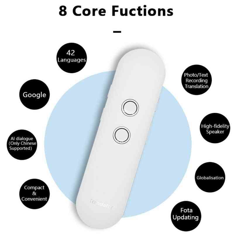 Portable Wifi Voice Translator Two-way Real Time With  40 Multi-language