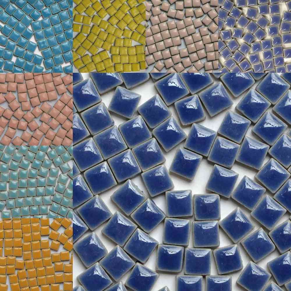 Multicolor, Square Shape Glass Mosaic Tiles - Diy Arts Crafts Making