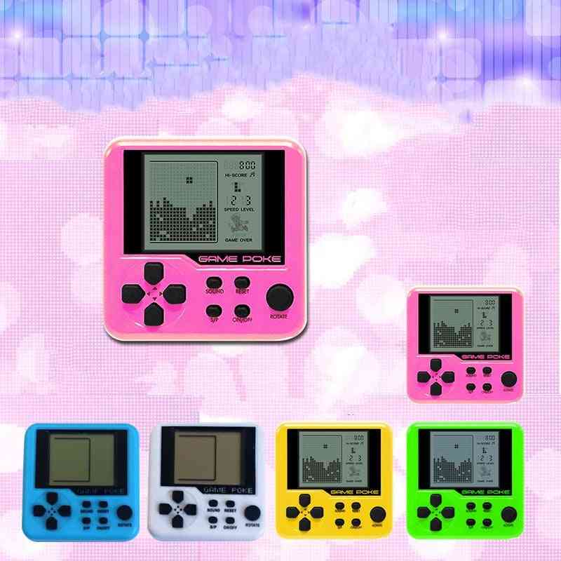 Mini Educational Electronic, Tetris Handheld Game Console Portable Lcd Players Toy
