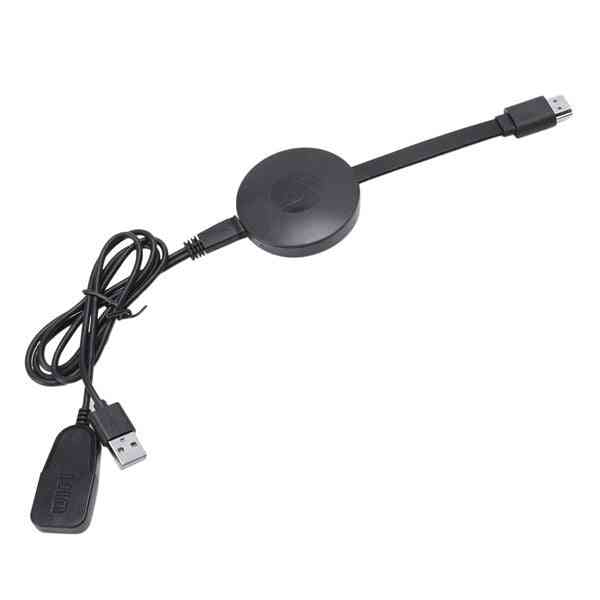 Wireless Adapter -display Dongle,wifi Portable  1080p Hdmi For Ios Iphone Ipad/android (black)