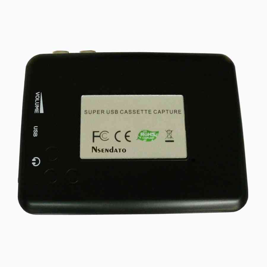 Convertidor de cinta de cassette usb a mp3 - grabador y reproductor de adaptador de captura -