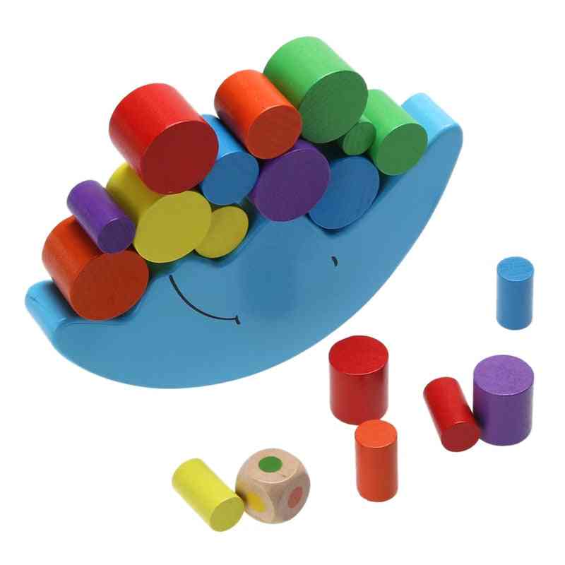 Måne balance spil til børn - pædagogisk legetøj til børn, afbalanceringsblokke til montessori baby -
