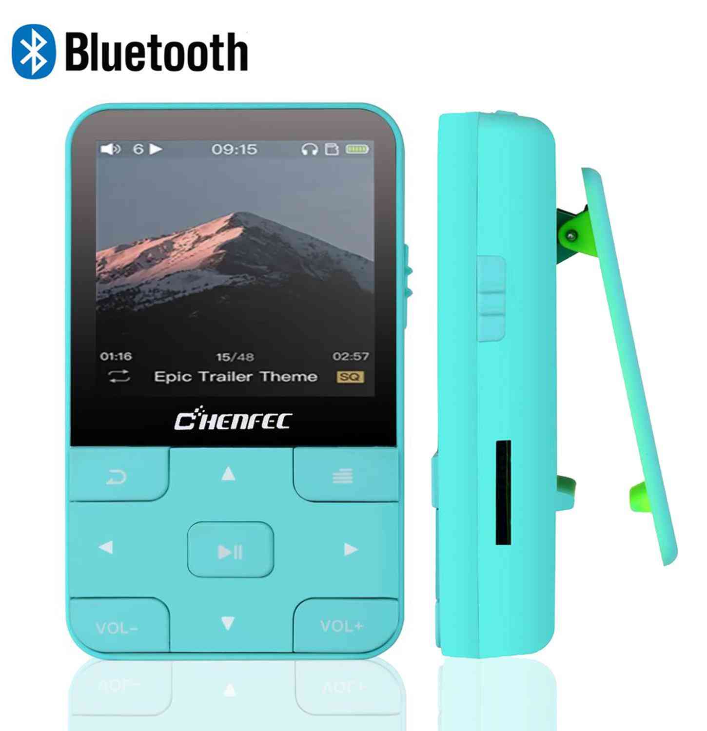 Ruizu Mp3 Player Bluetooth 4.0hifi Mini Clip Mp3 Music Player With Screen Support Fm,clock,pedometer Support Up To 128gb Sd Card