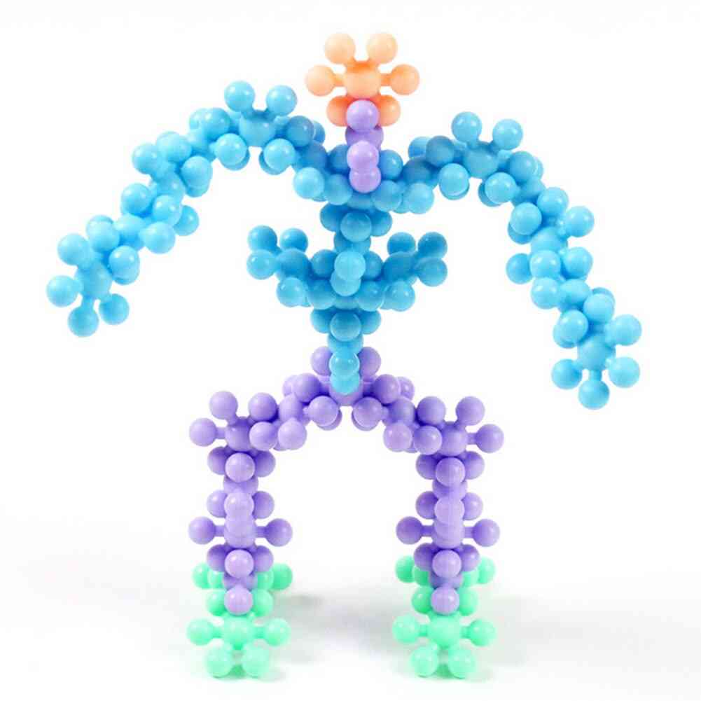 3D plastová vločka puzzle - vzdělávací hračka