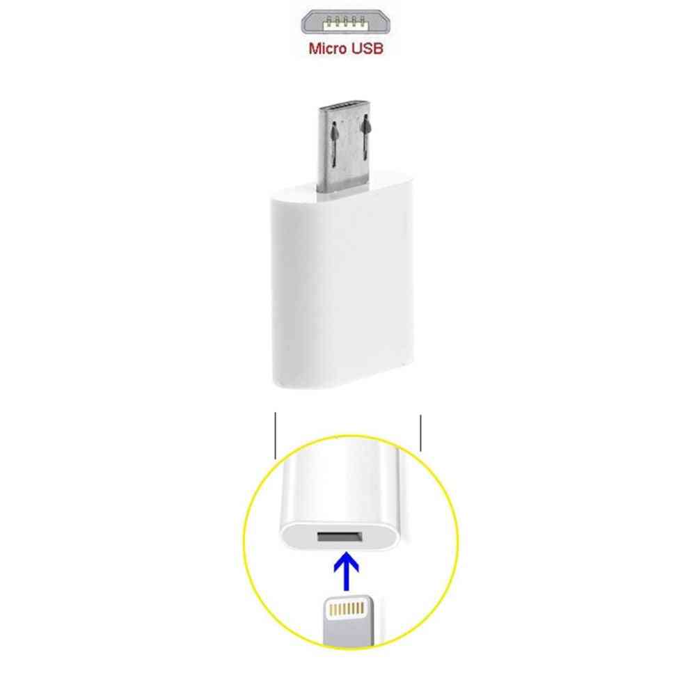 8-pin Female Connector To Micro Usb Male Adapter