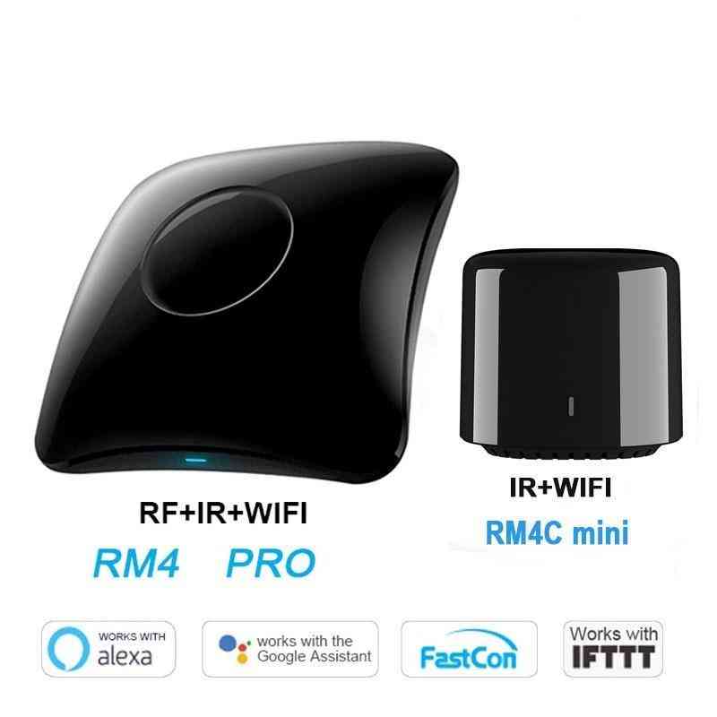 Broadlink rm4 pro rm4c mini smart domotique wifi, télécommande intelligente universelle fonctionne avec alexa google home - eu rm4 pro