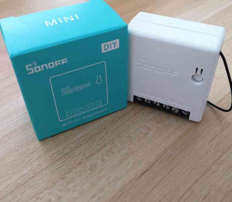Mini Wifi Diy Smart Switch Compatible With Ewelink, Alexa, Google