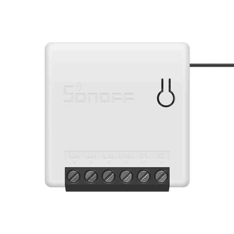 Mini Wifi Diy Smart Switch Compatible With Ewelink, Alexa, Google