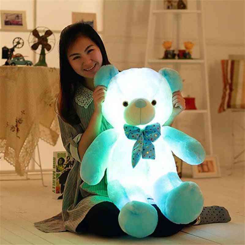 30-80 Cm Luminous Light Up Led- Teddy Bear Stuffed Plush Toy