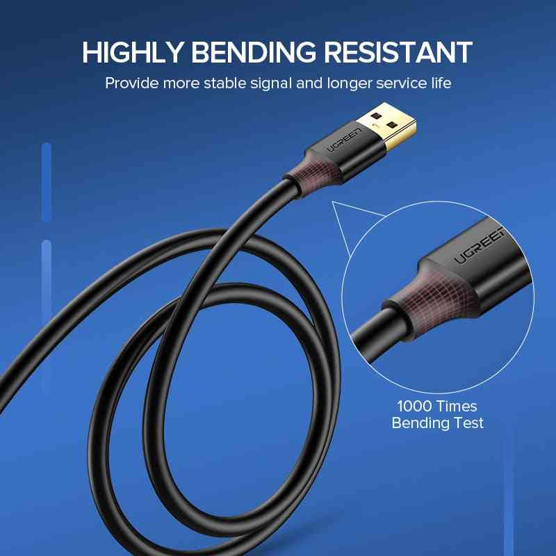 Usb To Usb Extension Cable Type A, Male To Male Usb Extender
