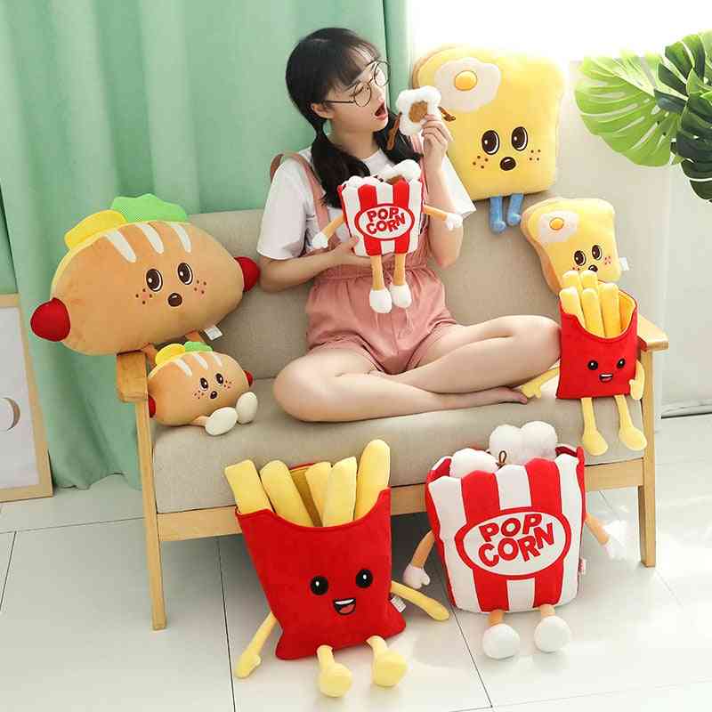 Creative 3d Animal French Fries-soft Cushion Pillow