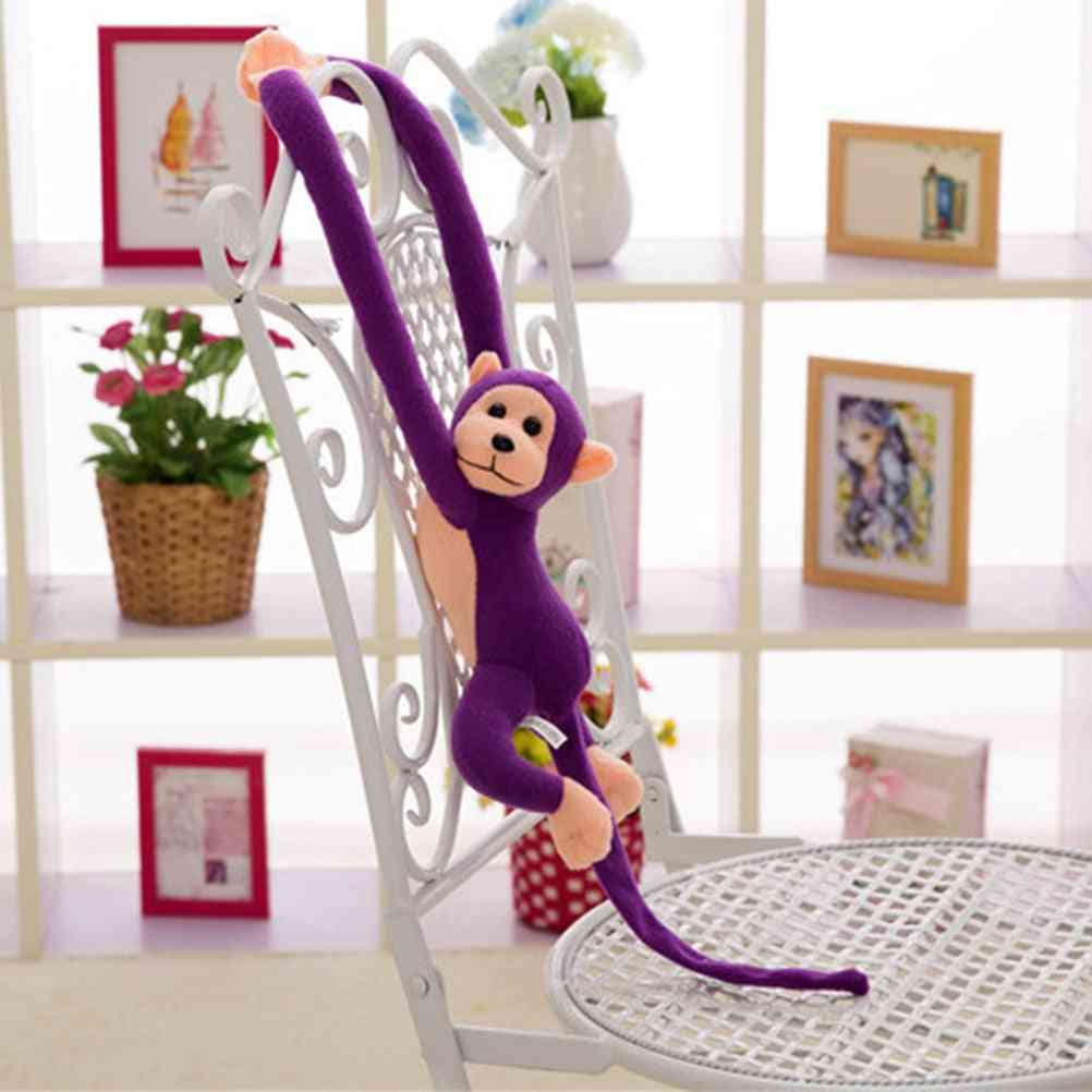 Cute Long Arm Tail Monkey Soft Plush Toy - Baby Sleeping Appease And Decoration Curtains Hanging Doll